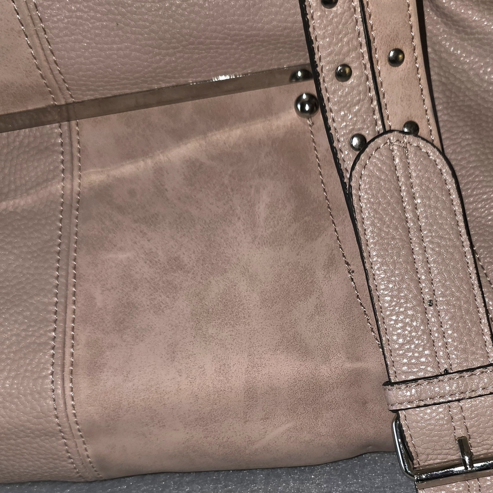 Steve Madden Blush Pink Leather Shoulder Tote - Picture 15 of 15